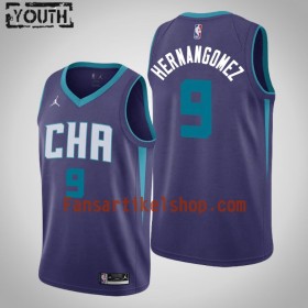 NBA Charlotte Hornets Trikot Willy Hernangomez 9 Jordan Brand 2019-2020 Statement Edition Swingman - Kinder